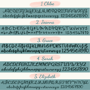 Engraved Font Choices