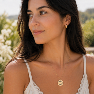 14k Gold I Am With You Always Pendant Necklace | Matthew 28:20