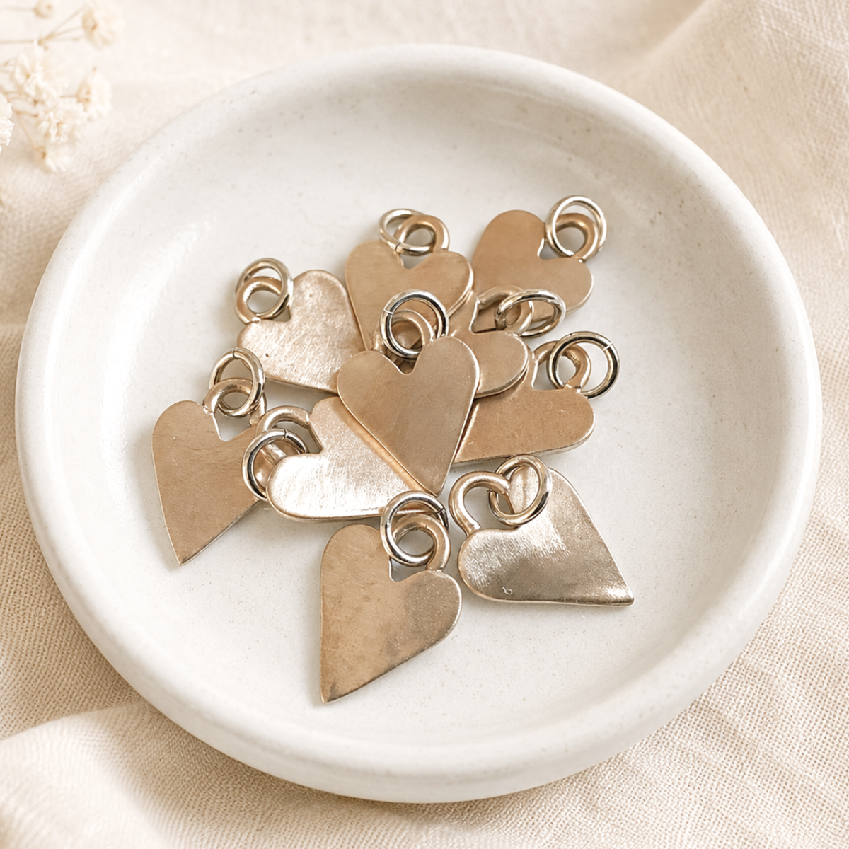 Bronze Heart Charm