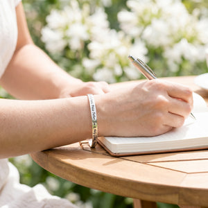 Doxology Sterling Silver Bangle Bracelet | Praise God From Whom All Blessings Flow