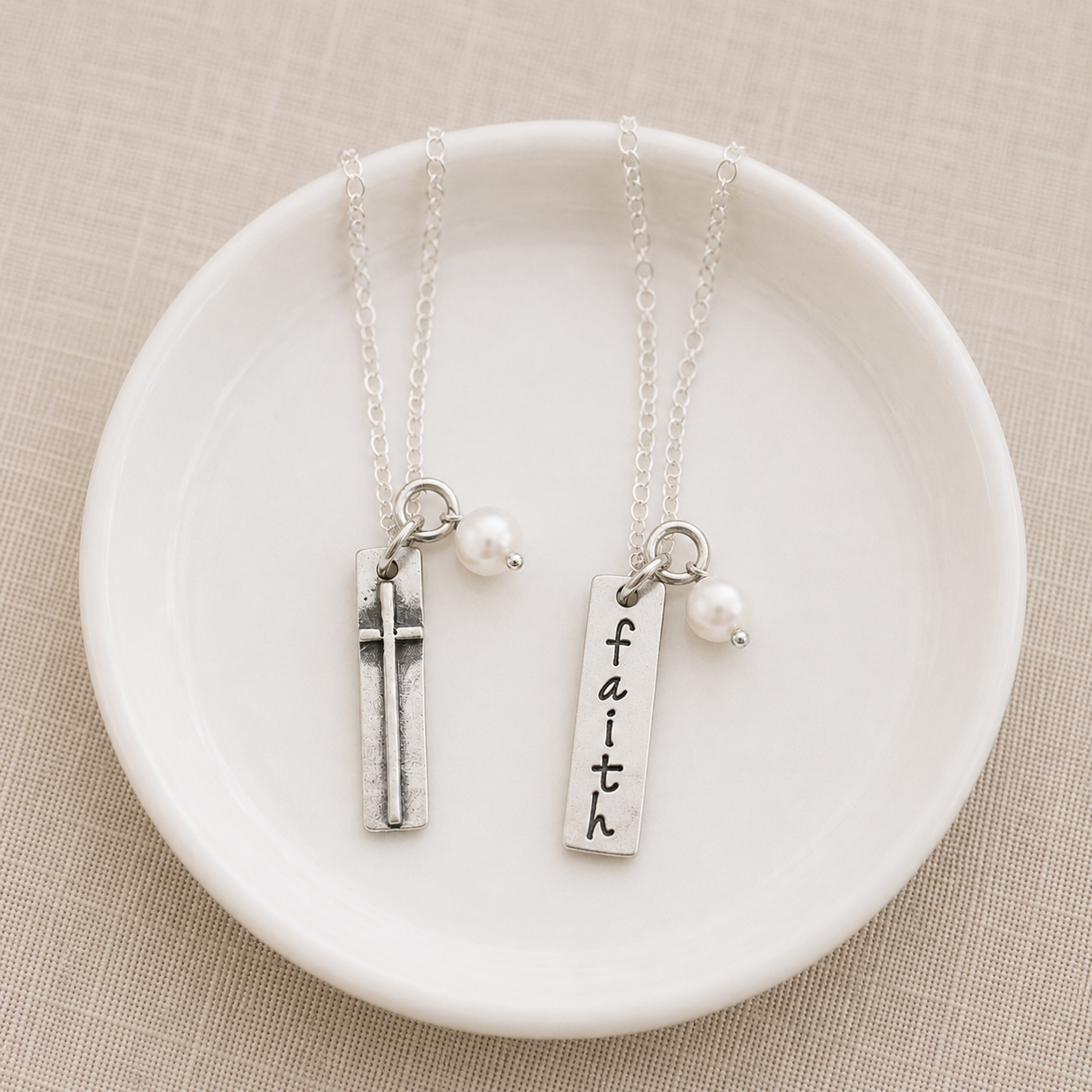 Faith of a Mustard Seed Fine Pewter Necklace | The Vintage Pearl