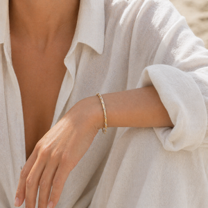 Sterling Silver and 14k Gold Filled Mixed Metal Twist Cuff Bracelet