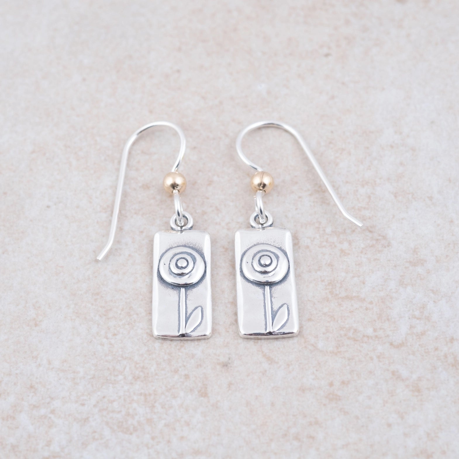 Sterling Silver Blooming Flower Earrings | Seasons | Ecclesiastes 3:1