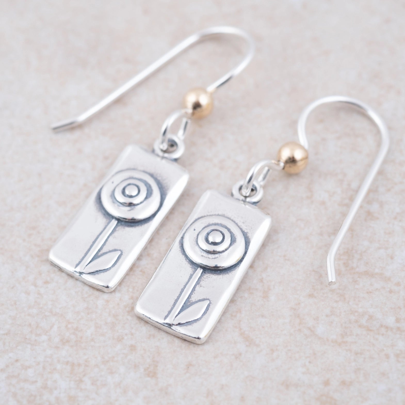Sterling Silver Blooming Flower Earrings | Seasons | Ecclesiastes 3:1