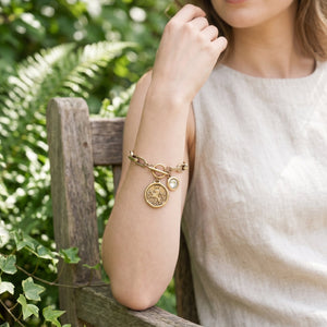 Lion Of Judah Link Bracelet