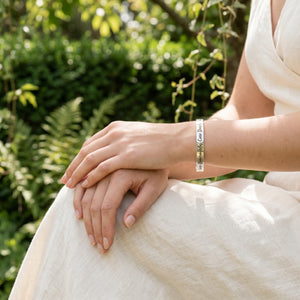 Sterling Silver Cuff Bracelet | Live Simply, Love Generously, Care Deeply, Speak Kindly...and Leave the Rest to God