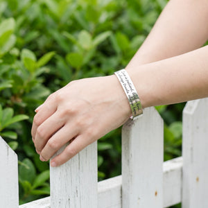 1 Corinthians 13 Sterling Silver Engraved Cuff Bracelet | Love is Patient