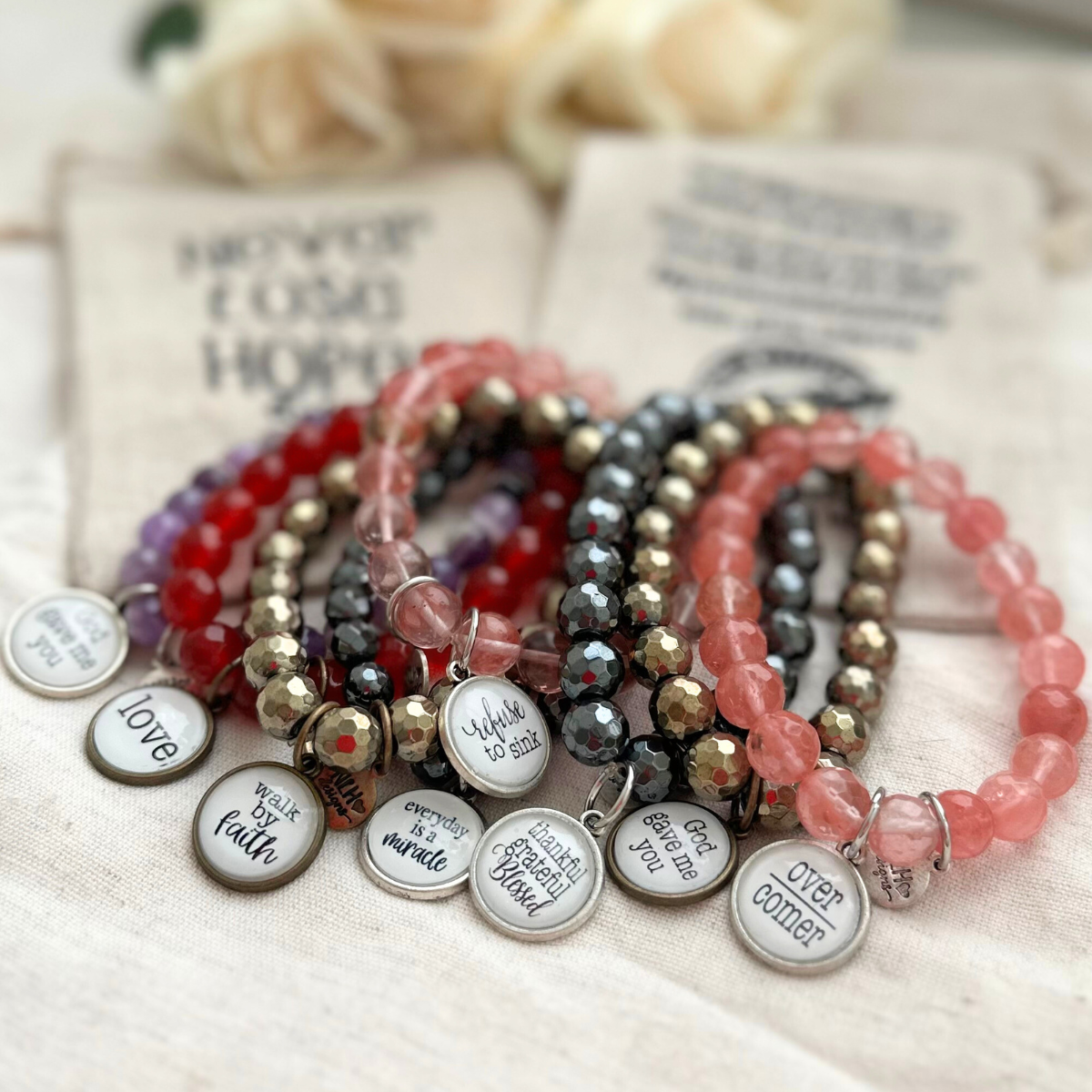 Inspirational 2025 charm bracelets