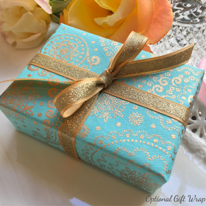 Aqua Gold Optional Gift Wrap