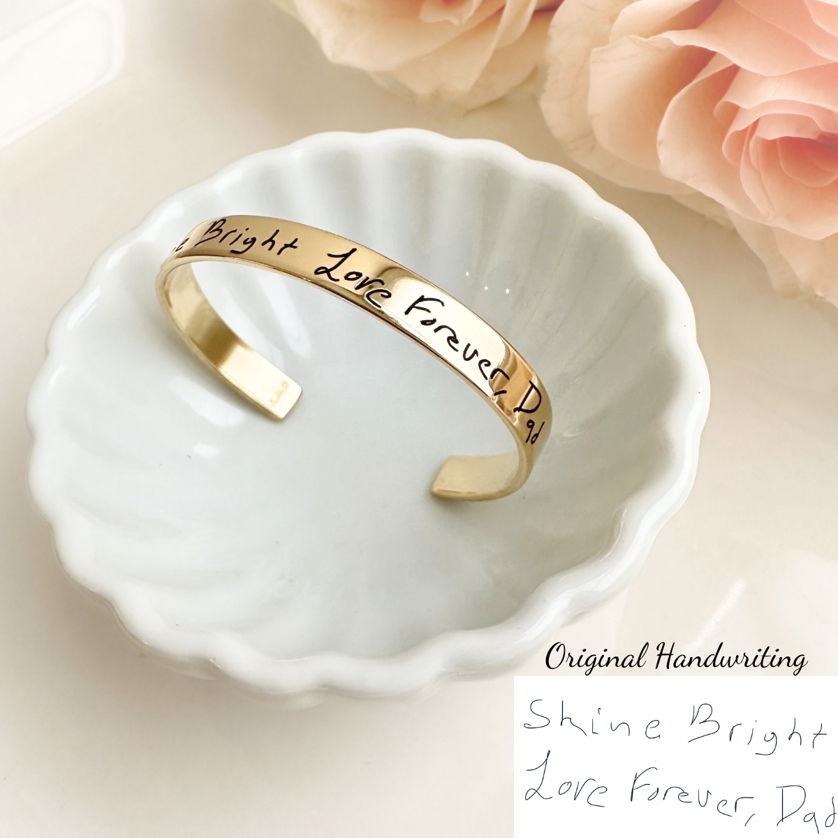 Stamped Sterling Silver Rose Gold-Toned Supple Adjustable Bracelet