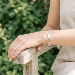 Create in Me a Pure Heart Sterling Silver Engraved Cuff Bracelet | Psalm 51:10