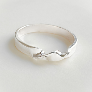 Sterling Silver Dainty Twist Ring