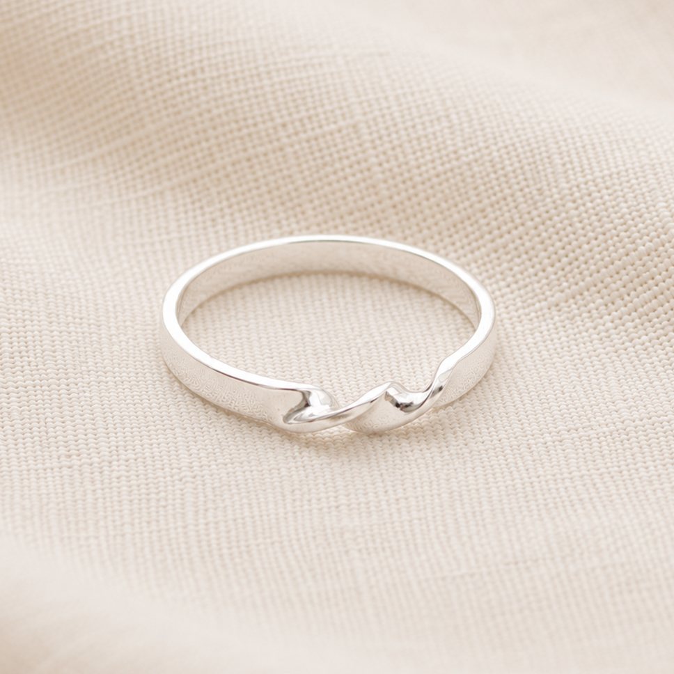 Sterling Silver Twist Ring