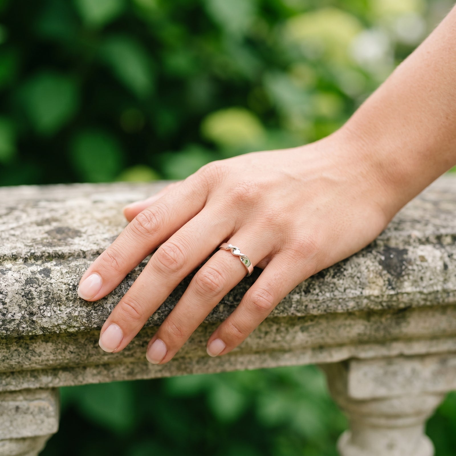 Sterling Silver Twist Ring