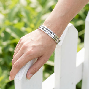 Wait on the Lord Sterling Silver Cuff Bracelet | Psalm 27:14