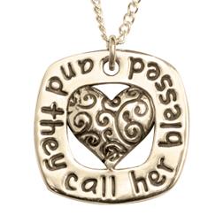 14k Gold Proverbs 31 Pendant Necklace | And They Call Her Blessed