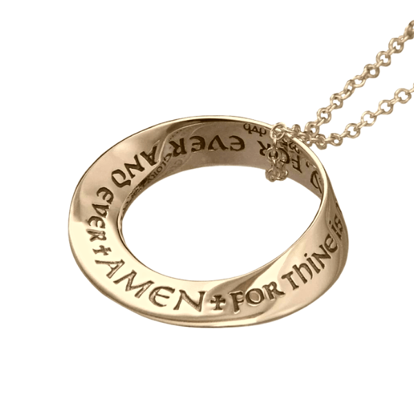 Movable Lords Prayer Opening Book Charm in White or Yellow Gold - Christian  Faith Pendant Jewelry — Antique Jewelry Mall