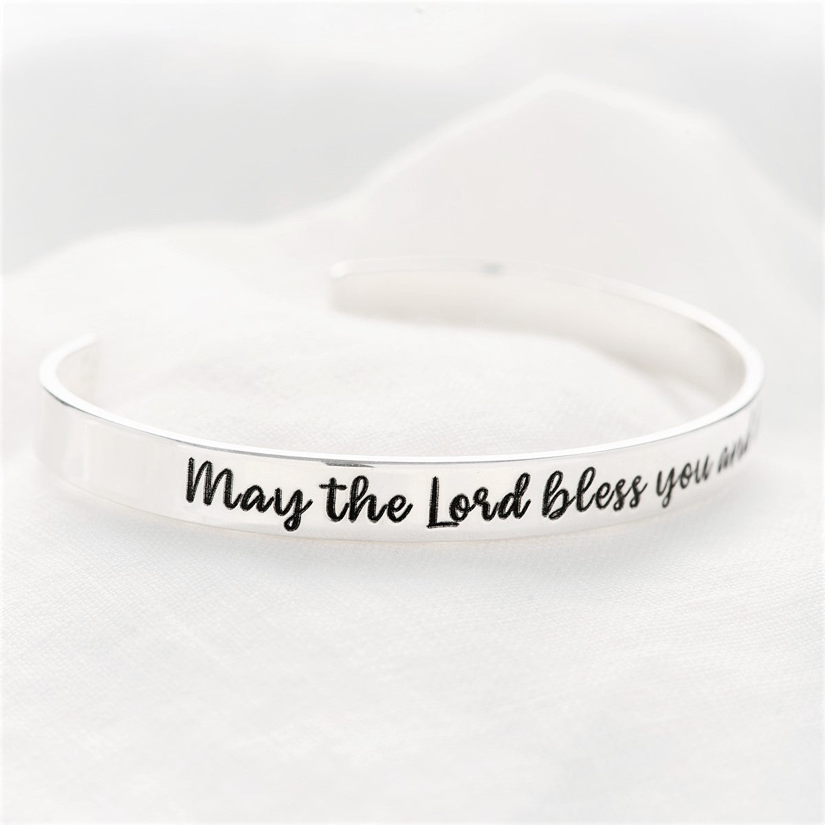 Men's Sterling Silver Isaiah 40:31 Cuff Bracelet