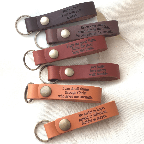 Christian Keychains - Clothed with Truth
