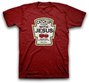 Kerusso Christian T-Shirt | Catch Up with Jesus | Blessed From My Head To-Ma-Toes | Free U.S. Shipping
