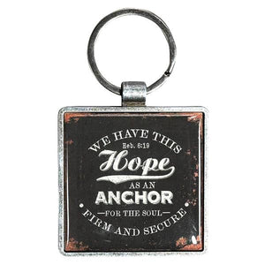 "Anchor" Scripture Verse Keyring | Hebrews 6:19
