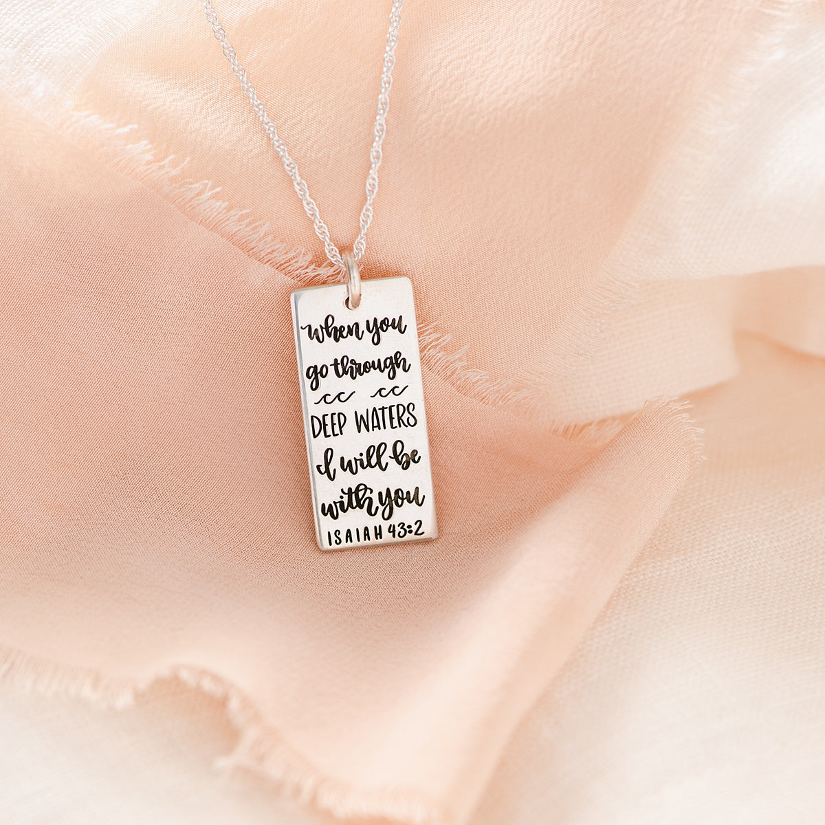 Sterling Silver Inspirational Christian Necklaces | Made in the