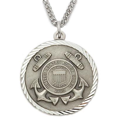 Sterling Silver Philippians 4:13 Coast Guard Medallion | US