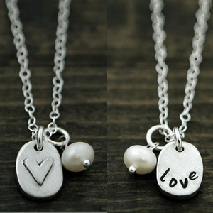 The Vintage Pearl Necklace | Love Bears All Things | Double Sided