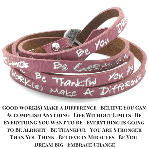 Good works 2025 leather wrap bracelet