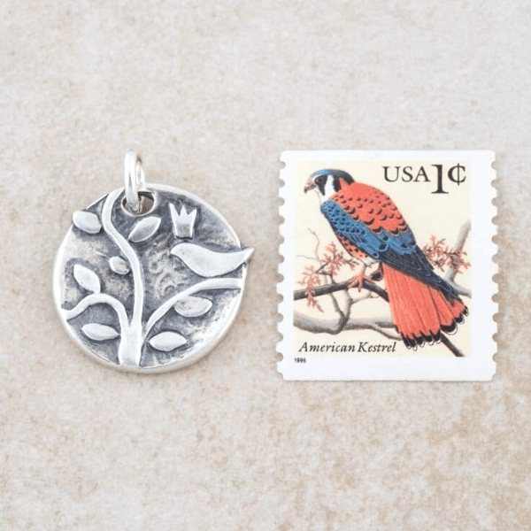 Sterling Silver Birds of the Air Pendant Necklace | Matthew 6:26