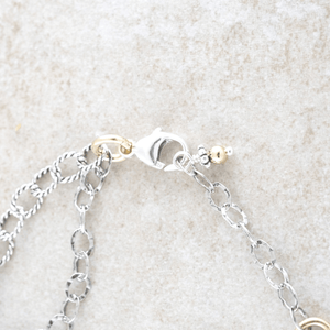Sterling Silver All Things Together Link Bracelet | Romans 8:28