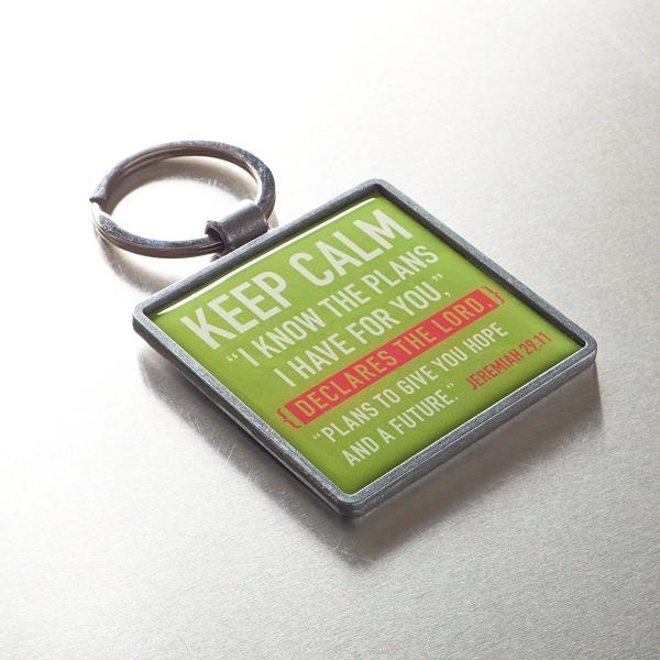 Inspirational Photo Keychain With Scripture - Covered Inspirations