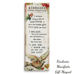 Kindness Manifesto Magnet Gift Book | Kelly Rae Roberts