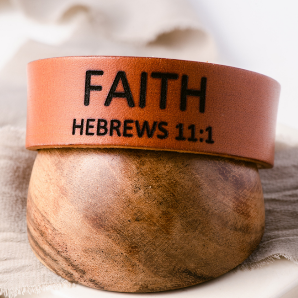 Forever faith hot sale leather bracelet