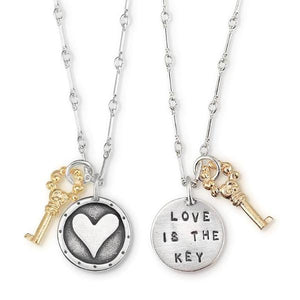 Kathy Bransfield Sterling Silver Necklace | Love is the Key