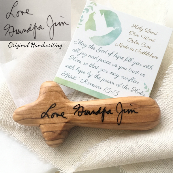 Holy Land Olive Wood Comfort Crosses | Holding Crosses | Palm Crosses ...