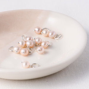 Pink Champagne Freshwater Pearl Charm