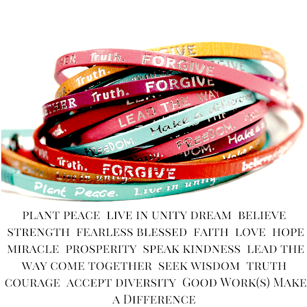 Good works make new arrivals a difference bracelet