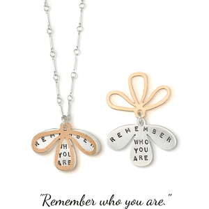 Remember Who You Are Sterling Silver Necklace | Kathy Bransfield