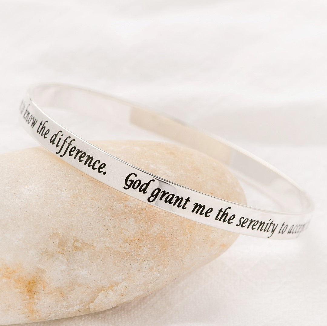 Sterling Silver Serenity Cuff Bracelet Sterling Silver Serenity Cuff Bracelet