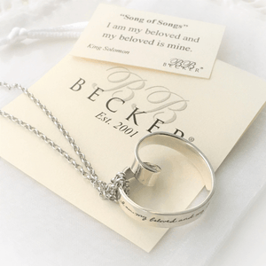 I Am My Beloved's Sterling Silver Necklace | Song of Songs | BB Becker