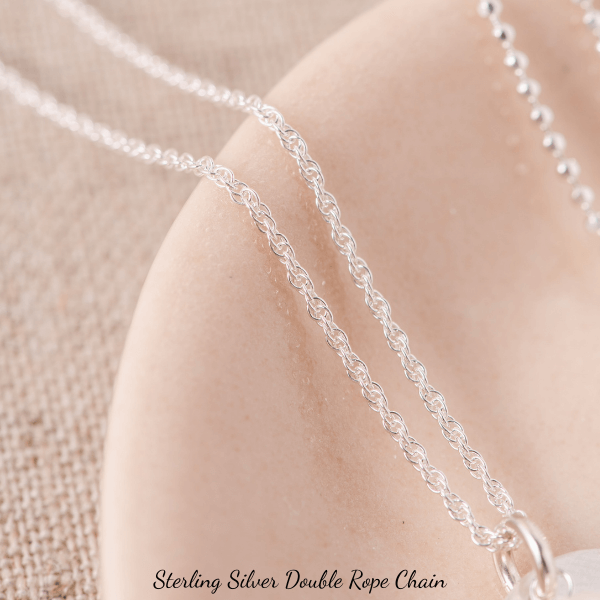 20, 24, & 30 Sterling Silver Chains | Multiple Styles Available 24 / Double Rope Chain