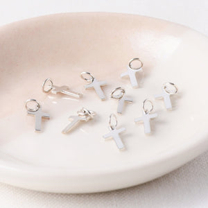 Optional Add-On Sterling Silver Cross Charm