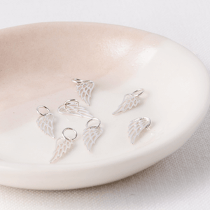 Add on Tiny Sterling Silver Angel Wing Charms
