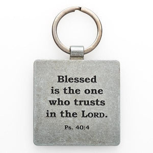 "Trust in the Lord" Scripture Verse Keyring | Proverbs 3:5