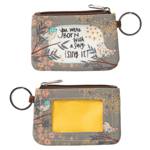 You Were Born With a Song ID Wallet Coin Purse Keychain