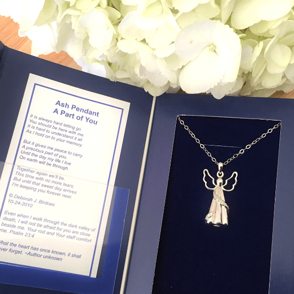 Sterling silver 2025 ash holder necklace
