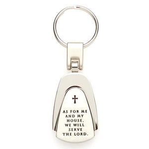Scripture Verse Keychain | Joshua 24:15 | As for Me and My House We Will Serve the Lord