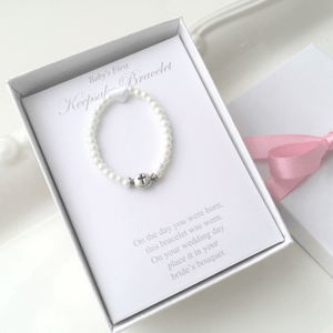 Newborn 2025 pearl bracelet