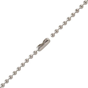 24" Stainless Steel Ball Chain Necklace Made in the USA
